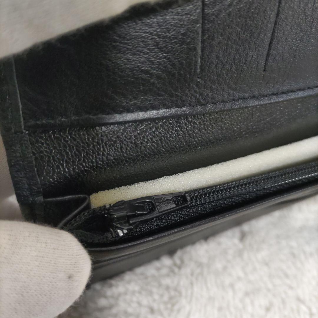 皇室　皇居　限定　長財布　折り財布　黒　本革