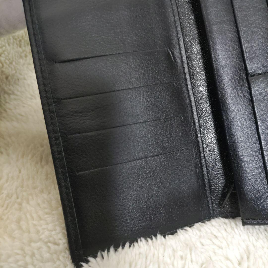 皇室　皇居　限定　長財布　折り財布　黒　本革