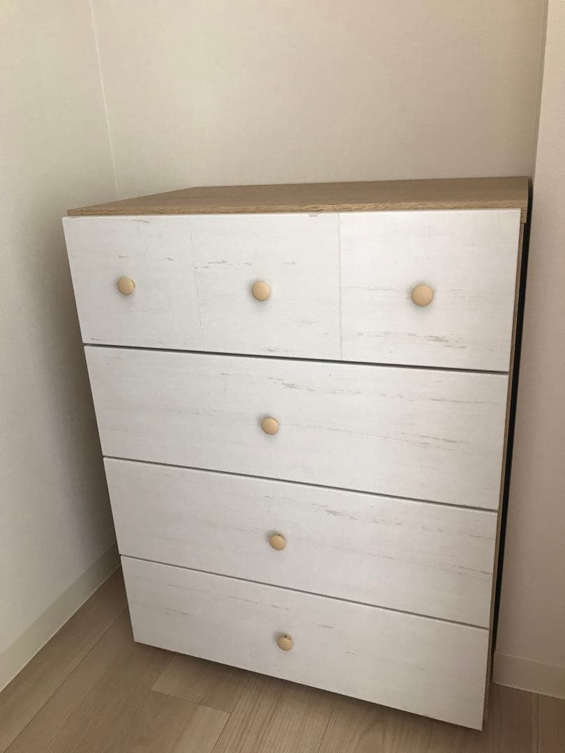 ニトリ　チェスト　ローチェスト　ナチュラル　シンプル　NITORI