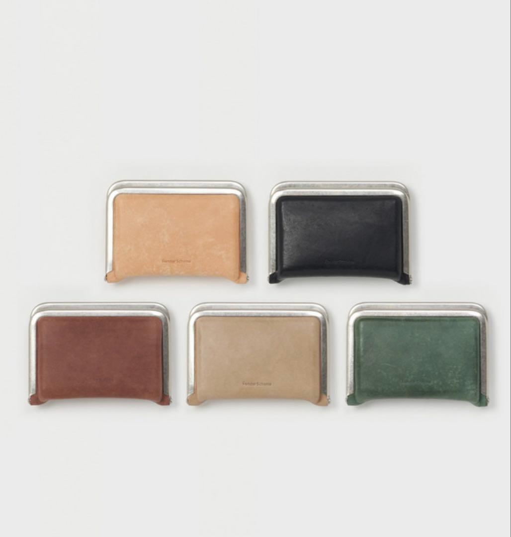 hender scheme 3D purse 財布　color: natural