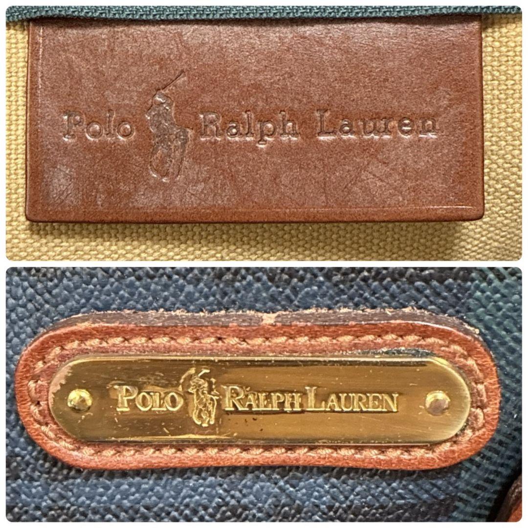 美品✨ポロラルフローレン ボストンバッグ 2way 大容量 ショルダー 本革