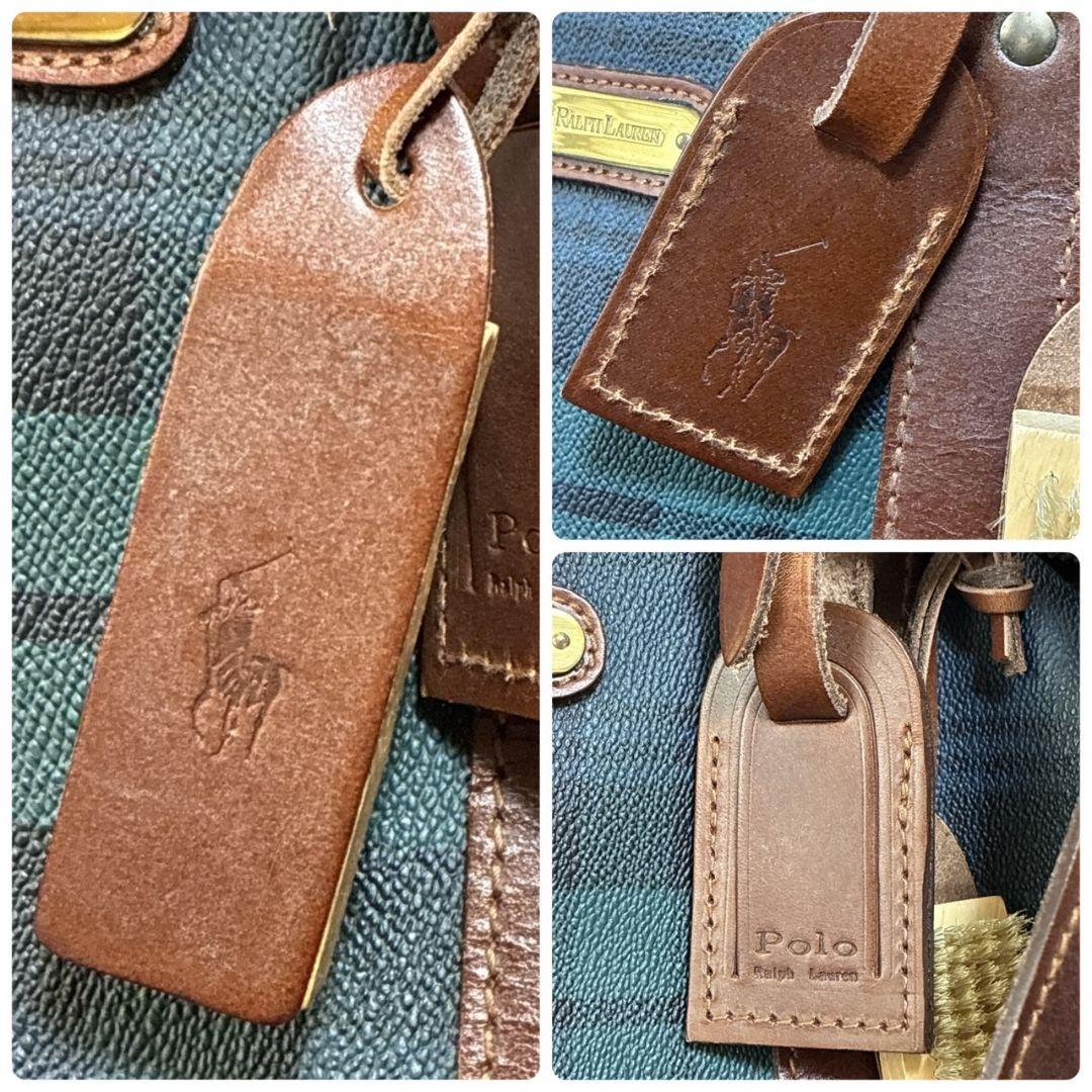 美品✨ポロラルフローレン ボストンバッグ 2way 大容量 ショルダー 本革