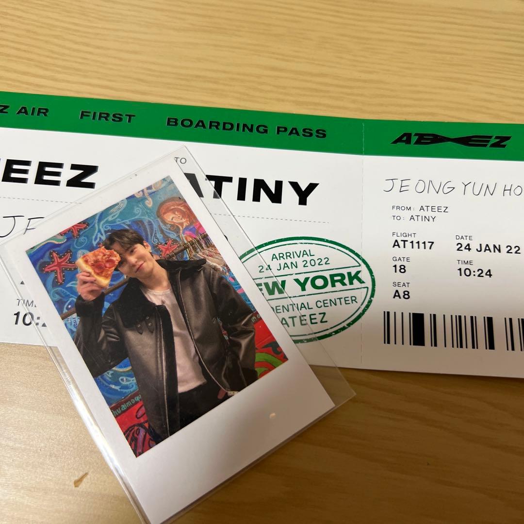 Yunho ユノ Ateez  makestar 当選者限定 トレカ　セット