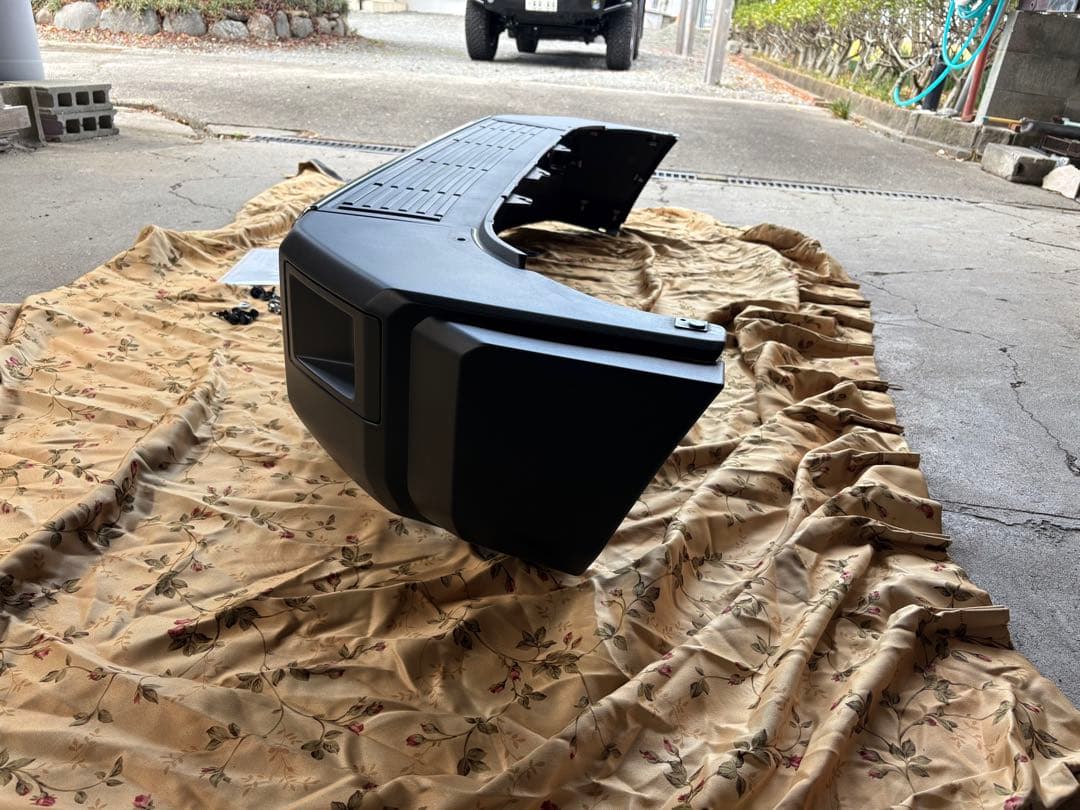 GDJ76用メッキバンパー　ランクルベース購入品　ランクル70バンパー