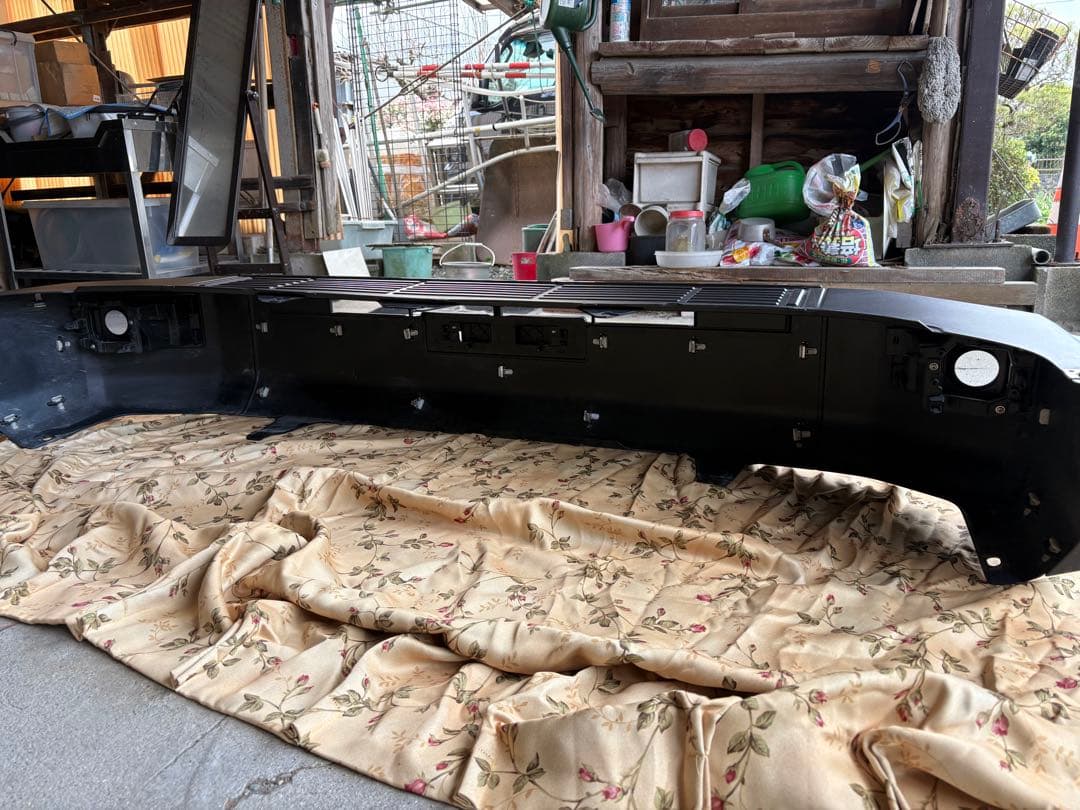 GDJ76用メッキバンパー　ランクルベース購入品　ランクル70バンパー