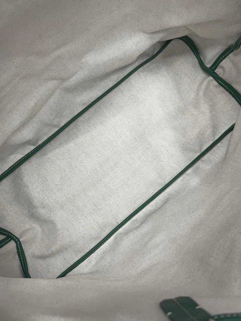 美品‼️ GOYARD ゴヤール　トートバッグ　サンルイPM　スヌーピー　グリーン