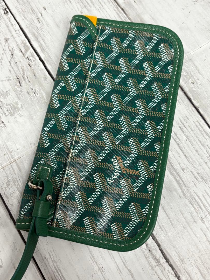 美品‼️ GOYARD ゴヤール　トートバッグ　サンルイPM　スヌーピー　グリーン