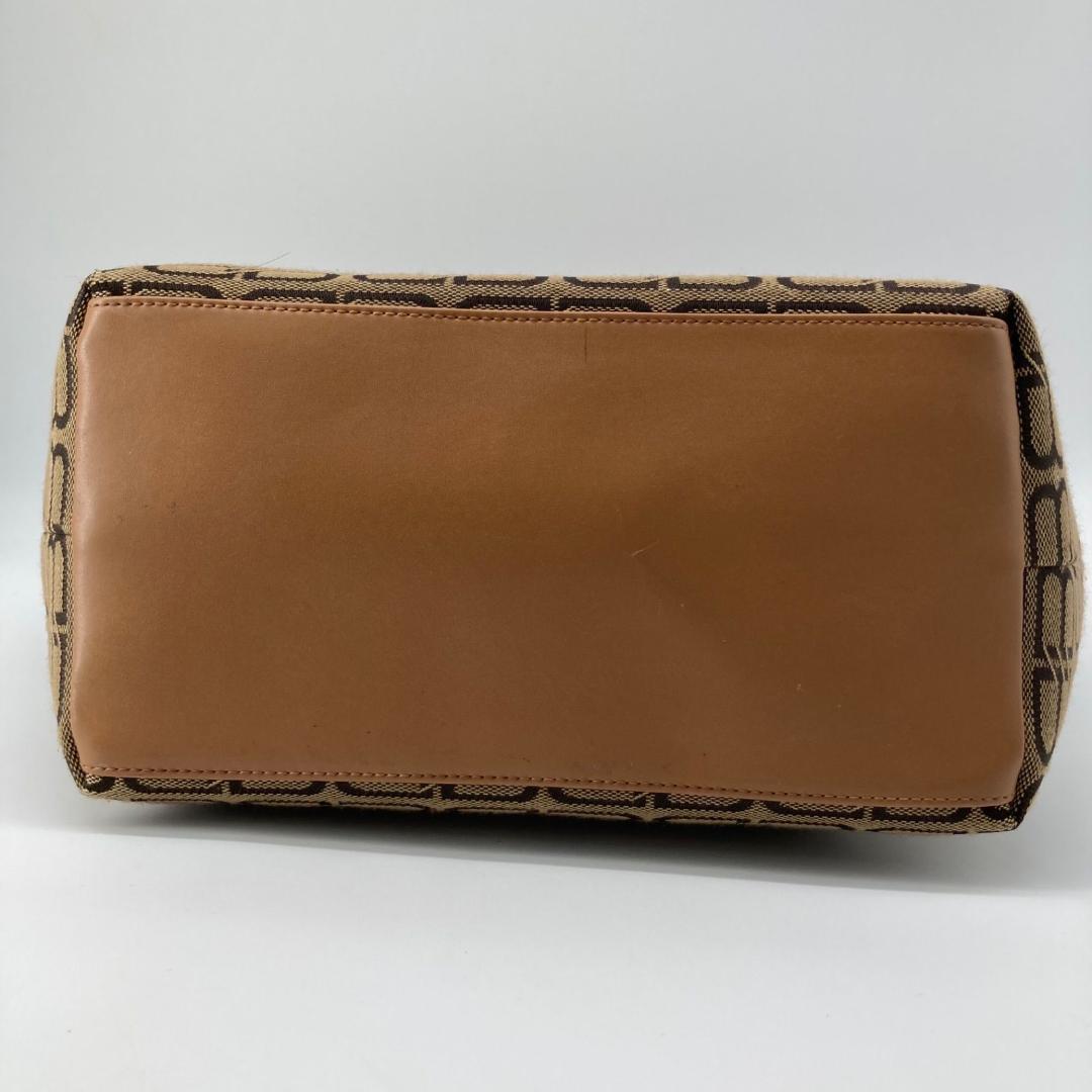 美品✨バレンシアガ トートバッグ 肩掛け ロゴ キャンバス キャメル