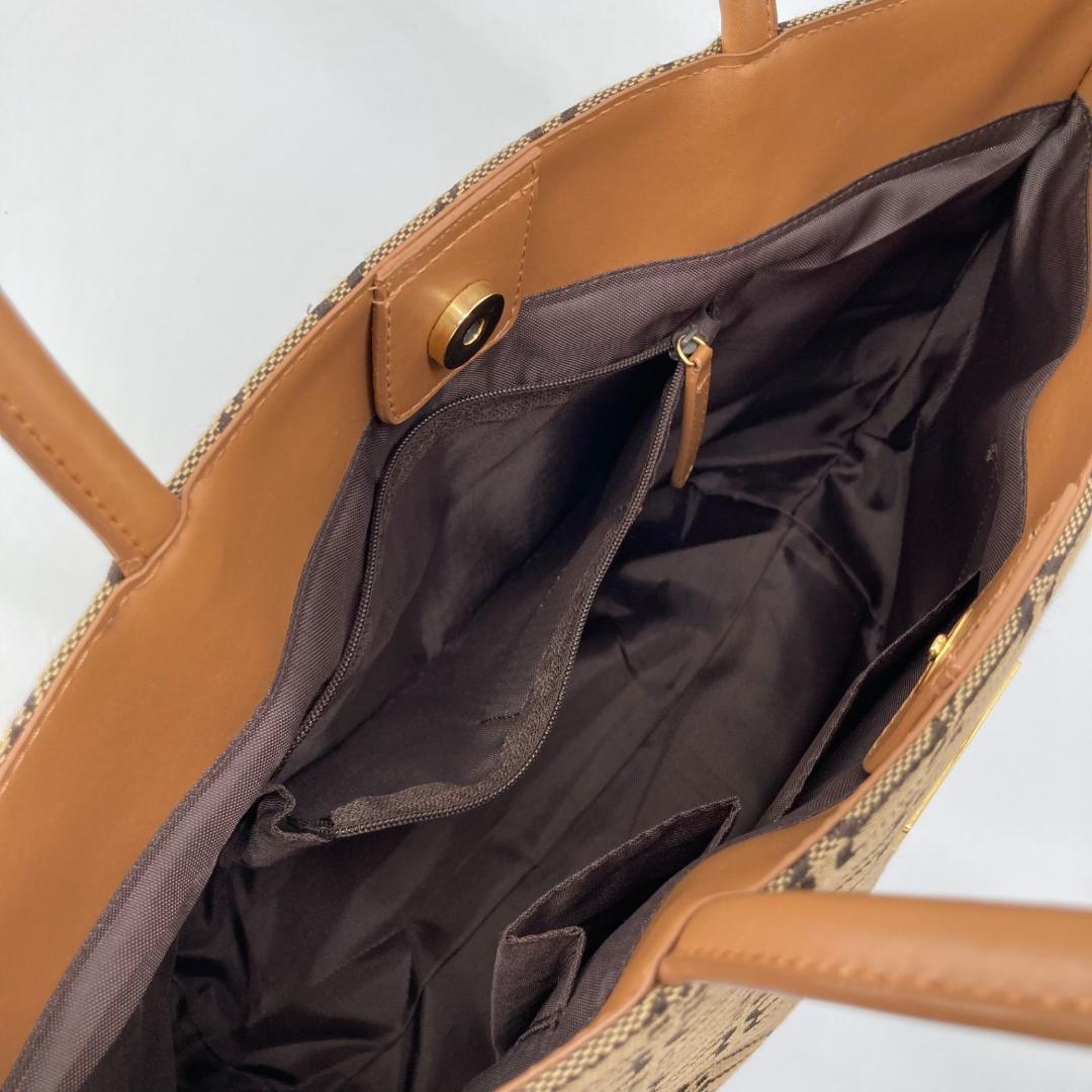 美品✨バレンシアガ トートバッグ 肩掛け ロゴ キャンバス キャメル