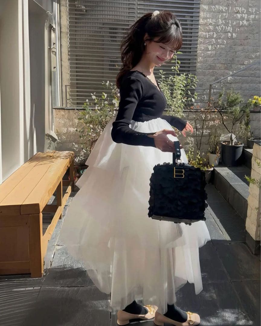 ワンピース Bibiy DELPHINE TULLE DRESS