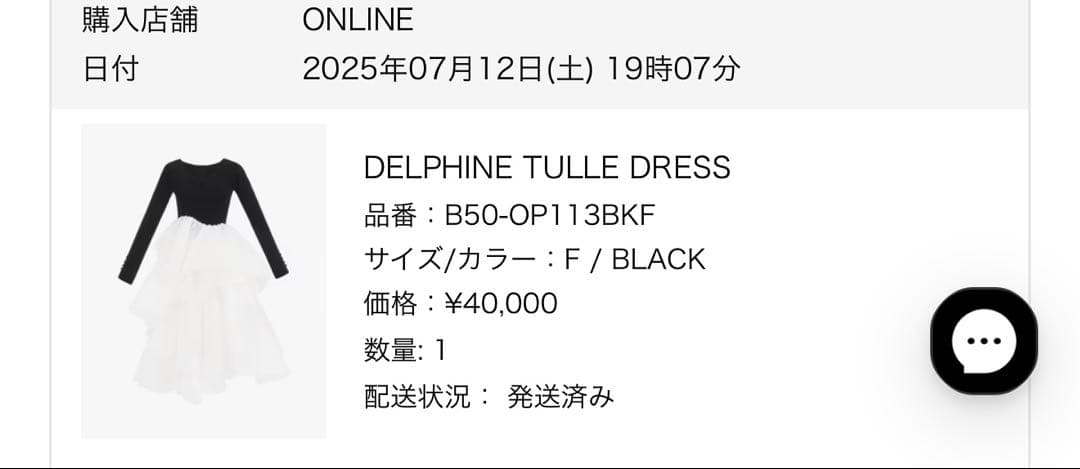 ワンピース Bibiy DELPHINE TULLE DRESS