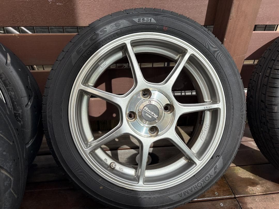 マルさん専用　ENKEI RS+M 15インチホイール ４本　5J +45