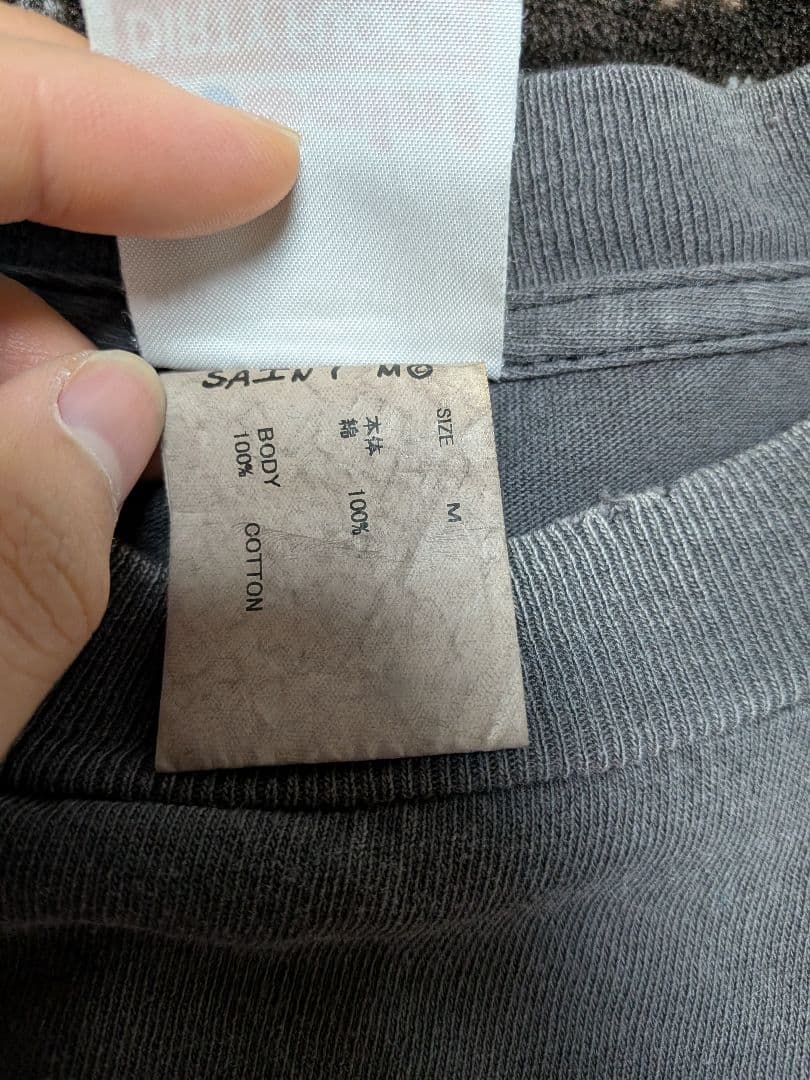 SS25セントマイケルLOVEハートTシャツMサイズ