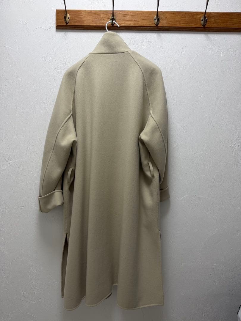 ソージュ　ユニセックス　スーパー140メルトンバルマカーンコート