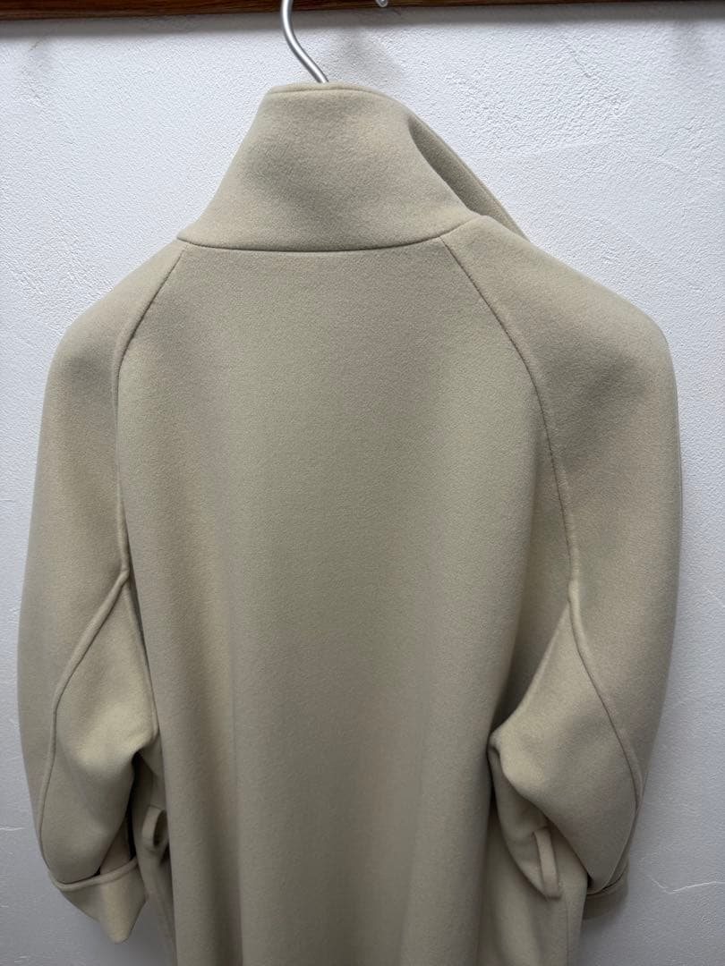 ソージュ　ユニセックス　スーパー140メルトンバルマカーンコート