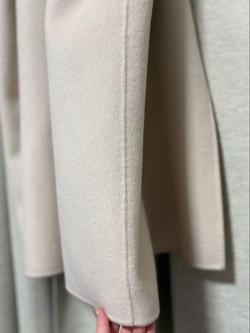 uncrave white リバーロングコート サイズ1