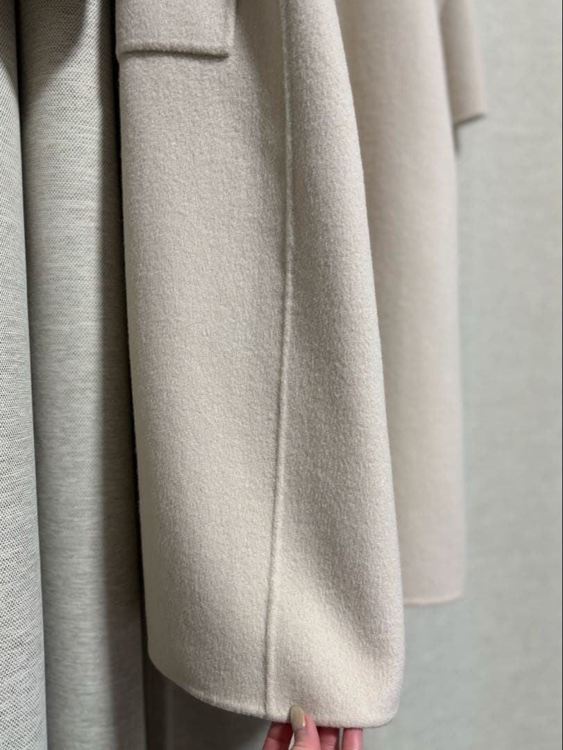 uncrave white リバーロングコート サイズ1