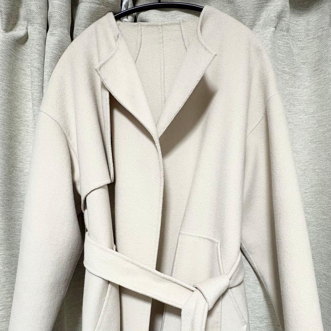 uncrave white リバーロングコート サイズ1