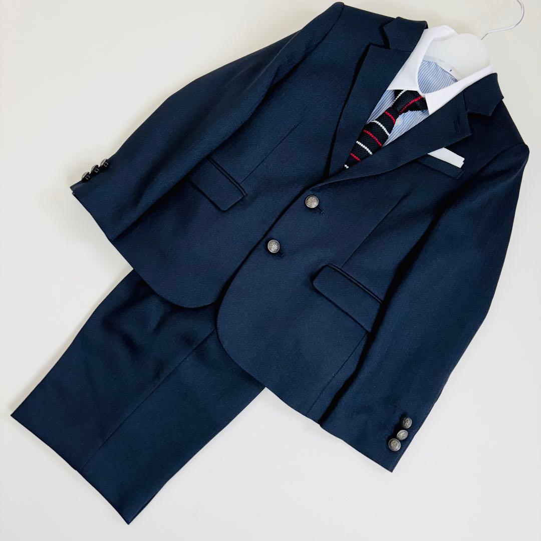 2638【未使用品】ショパン 日本代表コラボ 130cm 上下セット ネイビー