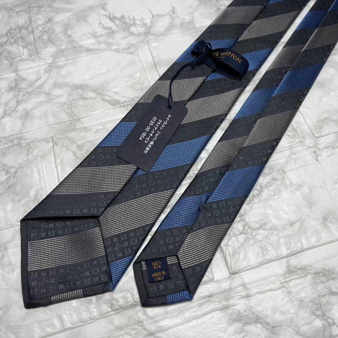 現行タグ　ルイヴィトン　LOUIS VUITTON ネクタイ　モノグラム
