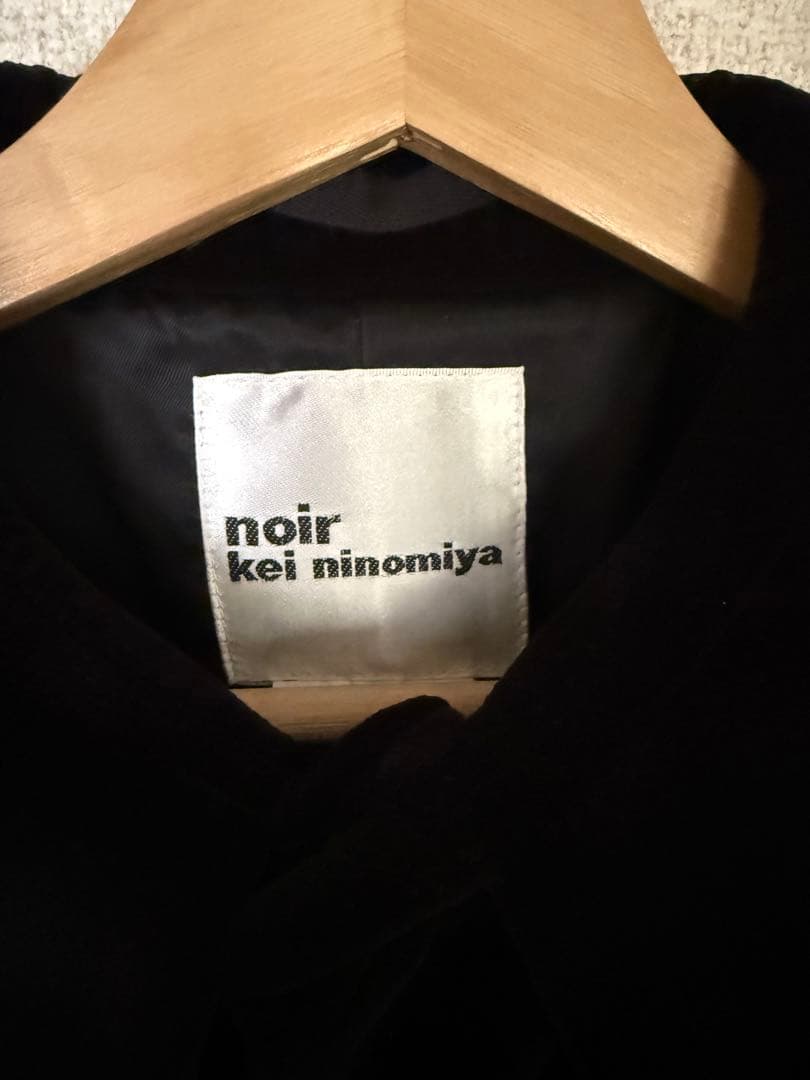 noir kei ninomiya 黒 ロングコート xs