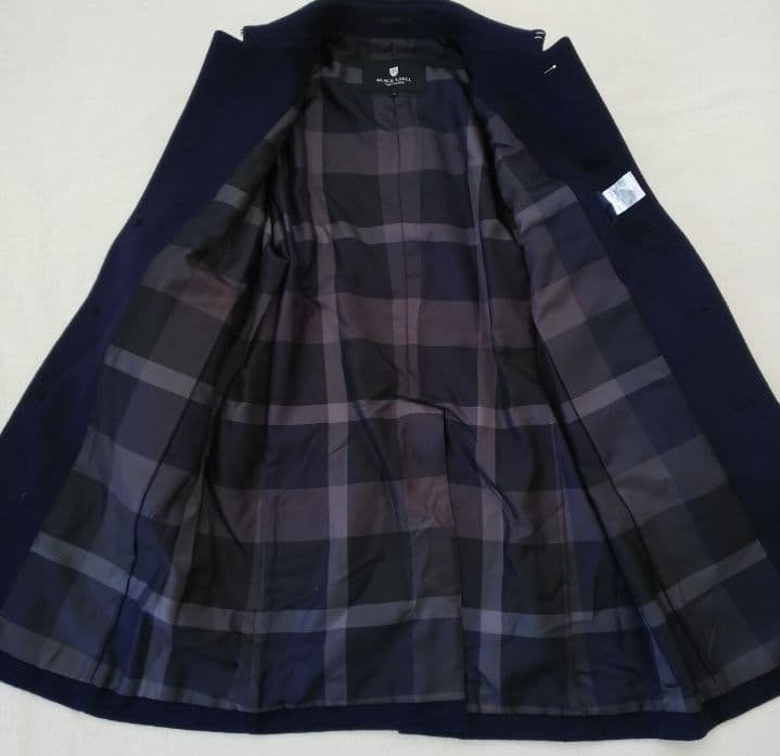 【未使用級 M】ブラックレーベルクレストブリッジ 最高級 カシミヤ ウールコート