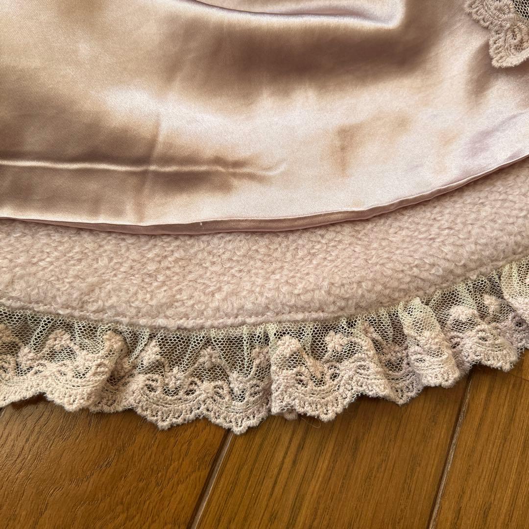 LIZ LISA ピンクファーコート Aライン