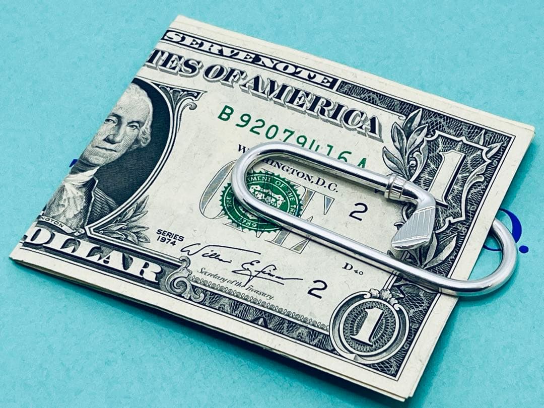 c842 ティファニー　ゴルフクラブ　マネークリップ　シルバー　925