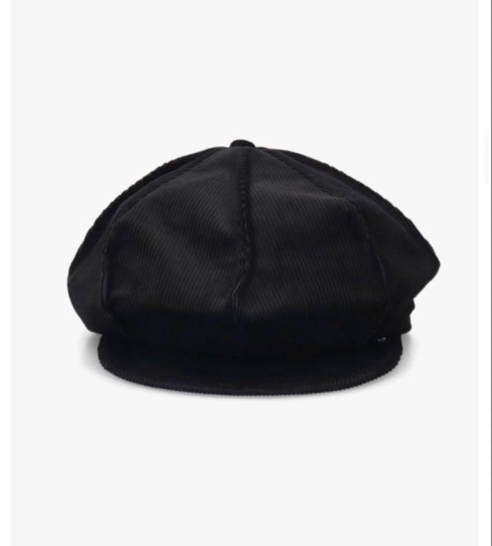 arth コーデュロイ　キャスケット　黒