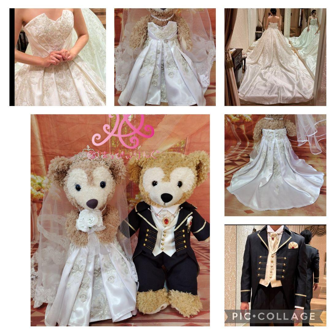 Appleダッフィーシェリーメイウェディングコスチューム