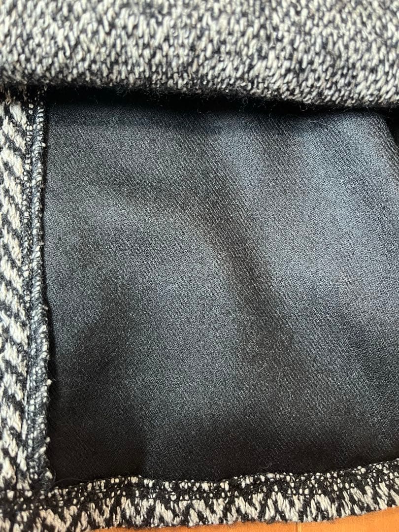 美品 ルシアンペラフィネ 刺繍入 シャツジャケット ジャガード柄