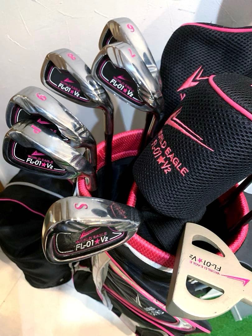 美品　ワールドイーグル　レディースゴルフクラブ 本格フルセット　プロ推進　優しい