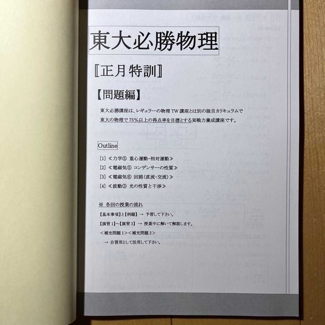 東大必勝 早稲田アカデミー 正月特訓 国数英理全セット
