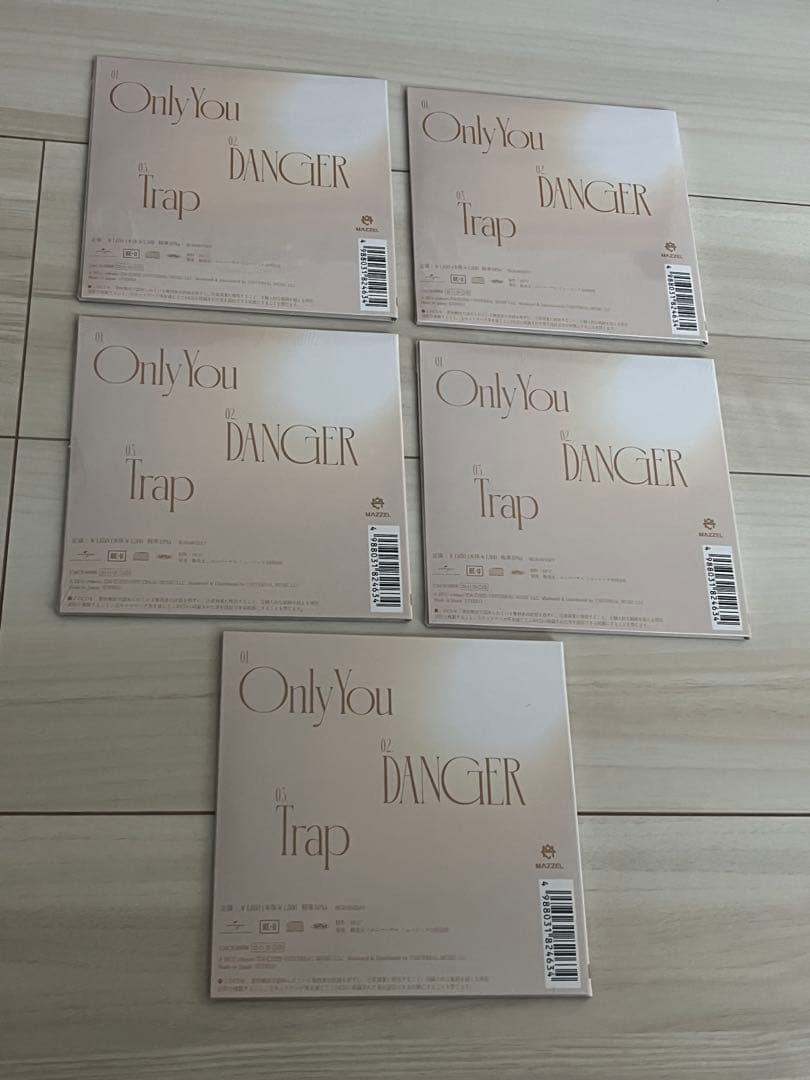 シリアルあり◯5枚セット！新品未開封。MAZZEL / Only You 通常盤