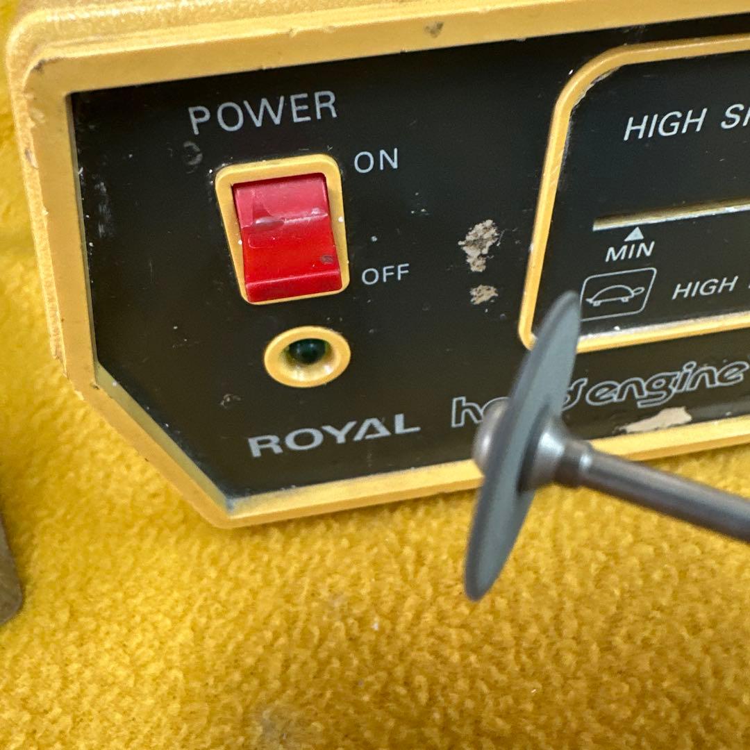 歯科技工　彫金　ローヤルハンドエンジン　フットスイッチ付属　動作確認済