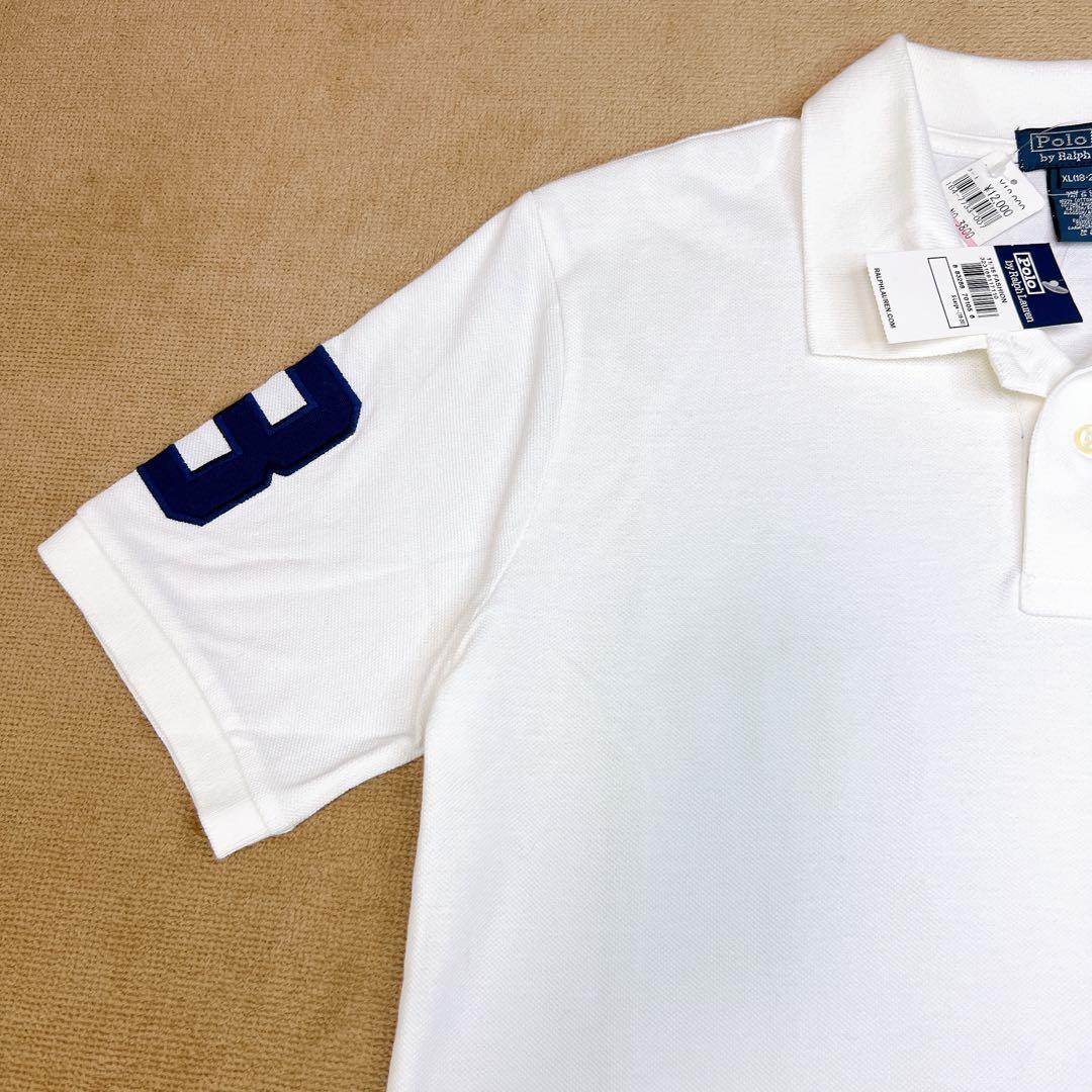 新品・未使用✨ポロバイラルフローレン ポロシャツ ビッグポニー 刺繍 L