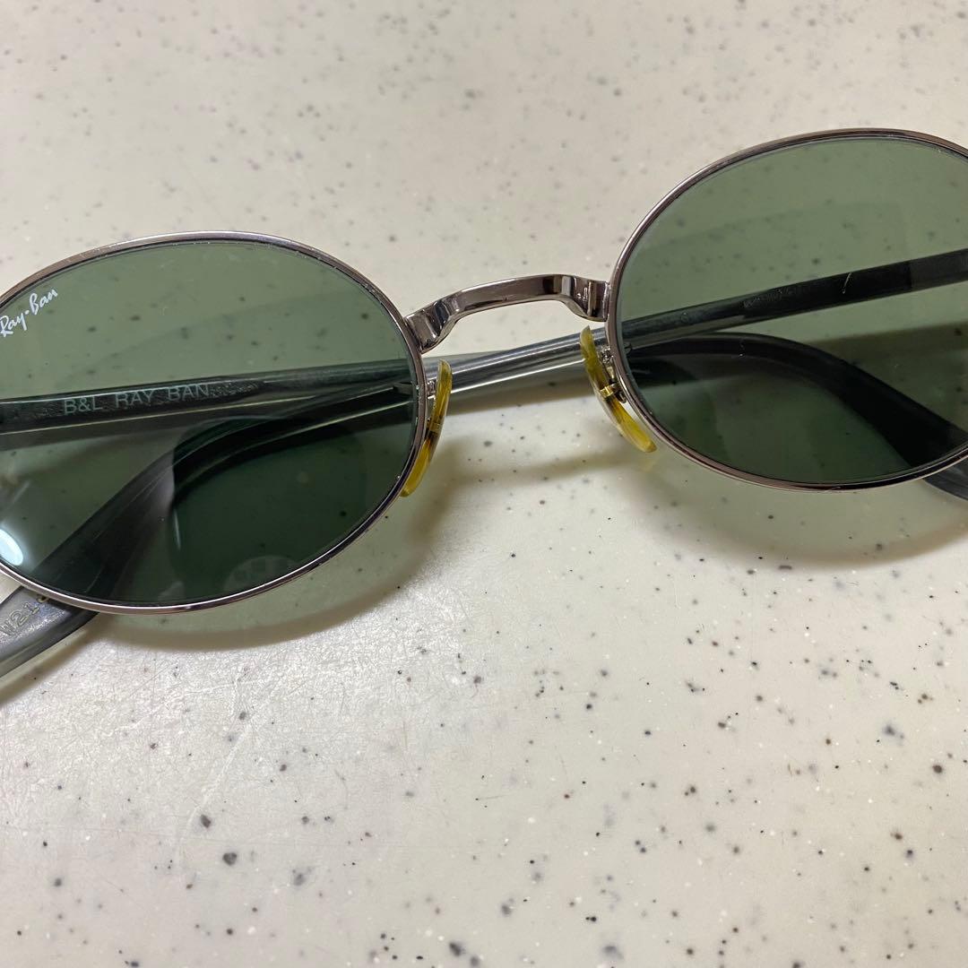 【B&L製Ray-Ban】ヴィンテージ オーバル 砂打ち フルリム
