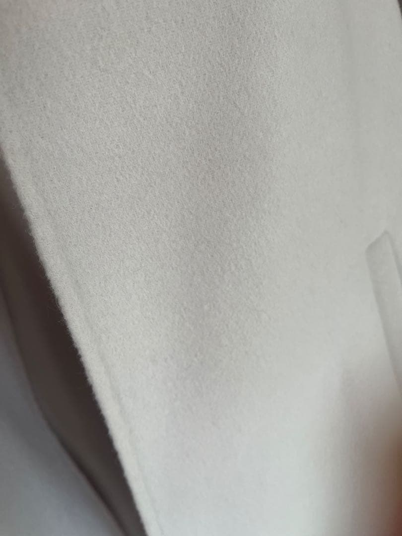 美品　ノーカラー リバーコート　36サイズ