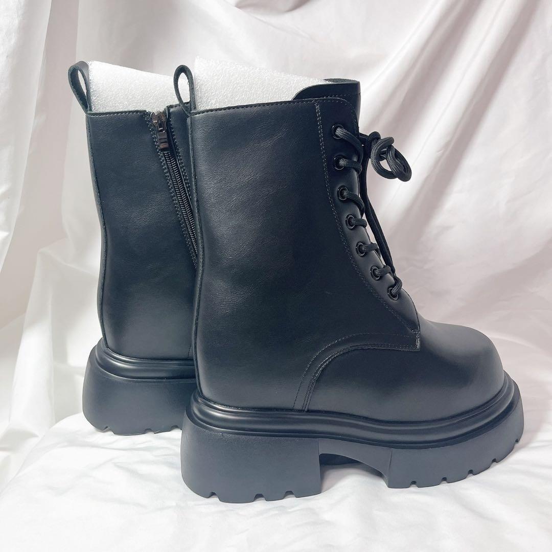 厚底ブーツ シークレットシューズ＋16.5cm