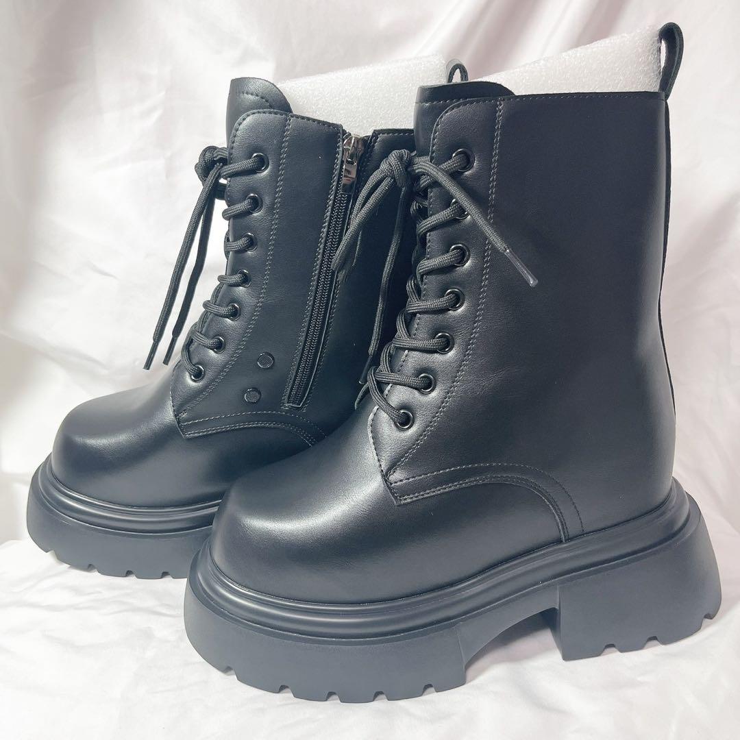 厚底ブーツ シークレットシューズ＋16.5cm