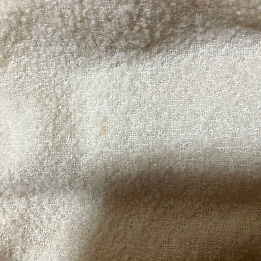 ファリエロサルティ　ウール カシミヤ　マフラー　アイボリー