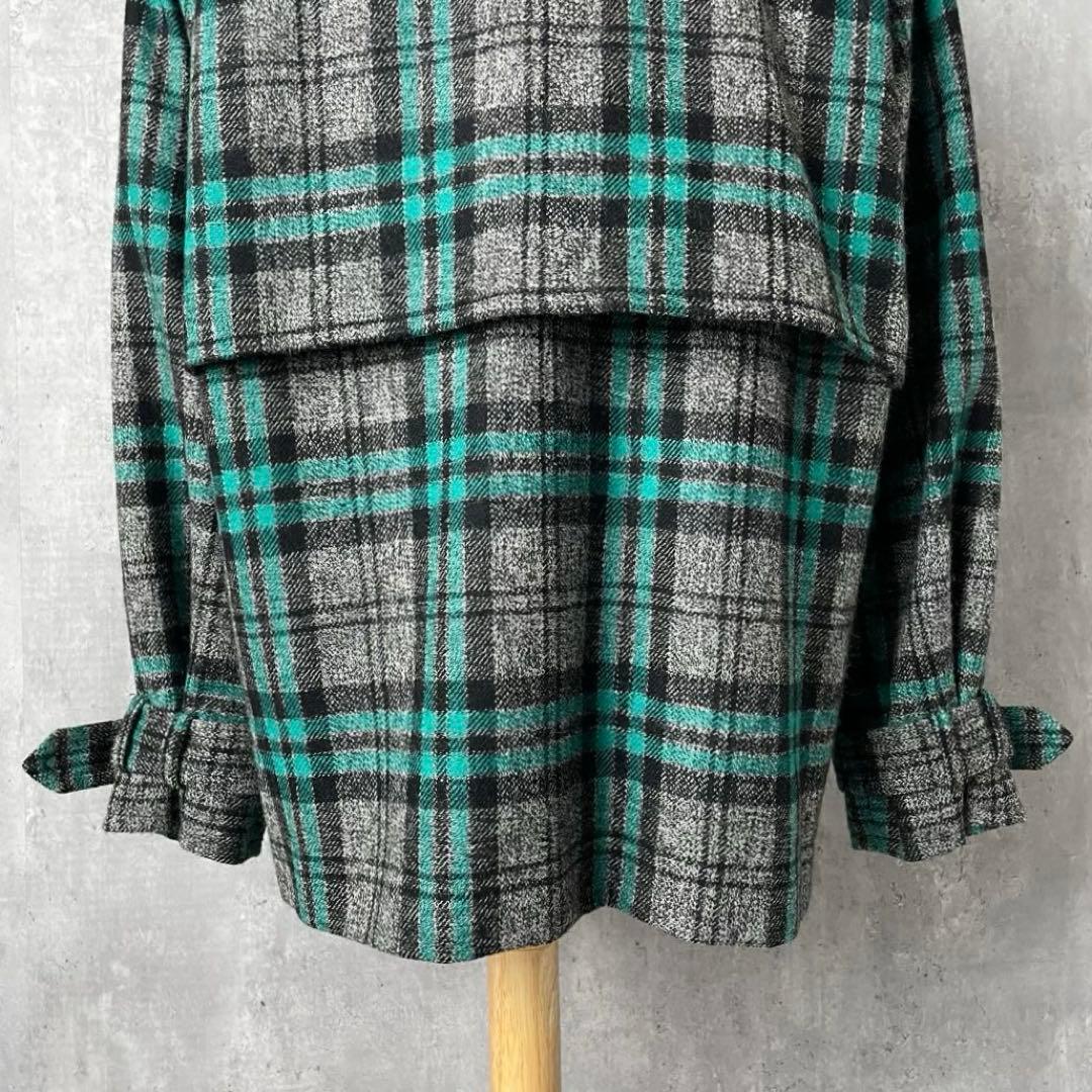 クリスチャンディオール ツイード チェック柄 ウール テーラード ジャケット