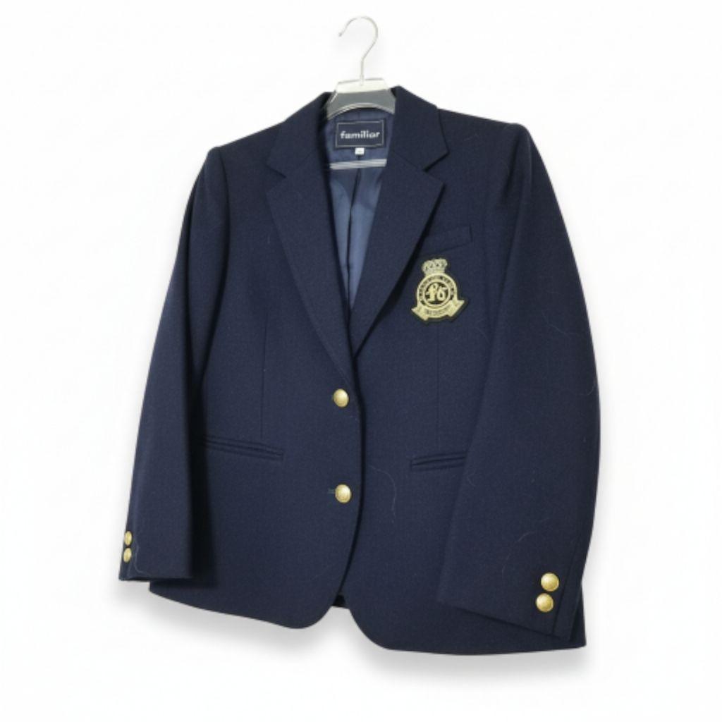 familiar　 男子　エンブレム 紺　ブレザー　150　フォーマル　卒業式
