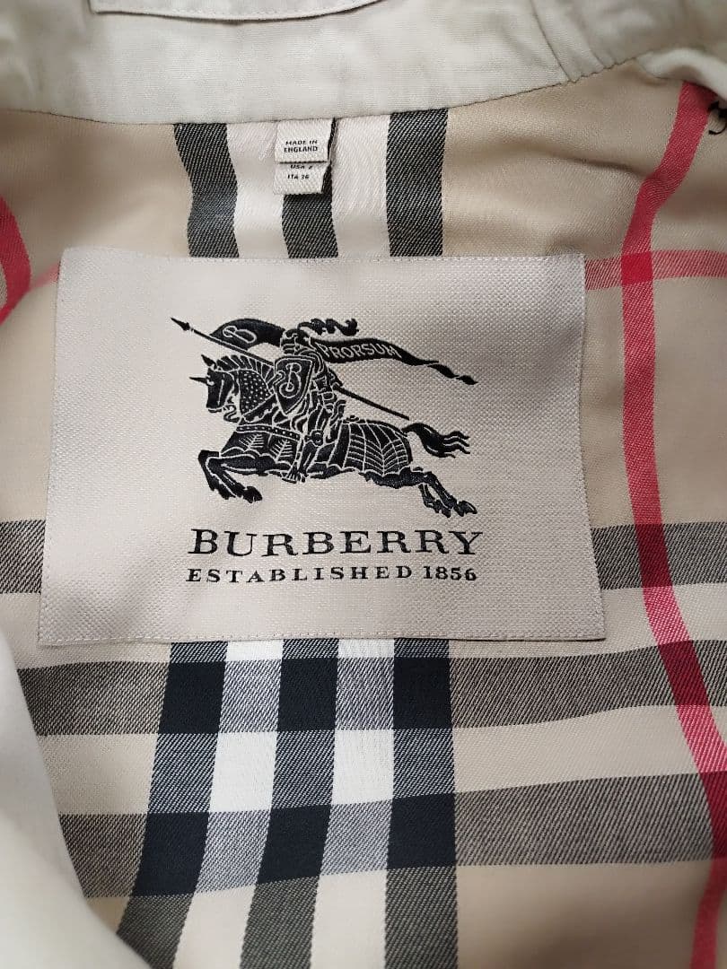 バーバリー トレンチコート アイボリー BURBERRY ESTABLISHED
