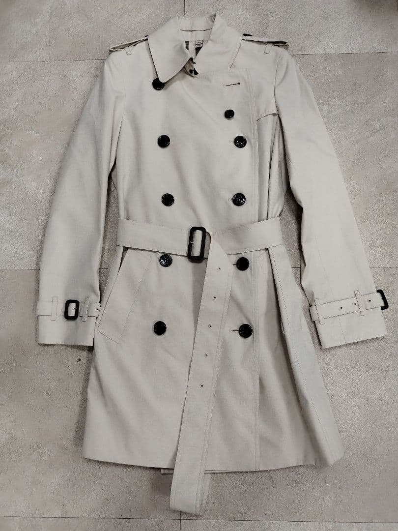 バーバリー トレンチコート アイボリー BURBERRY ESTABLISHED