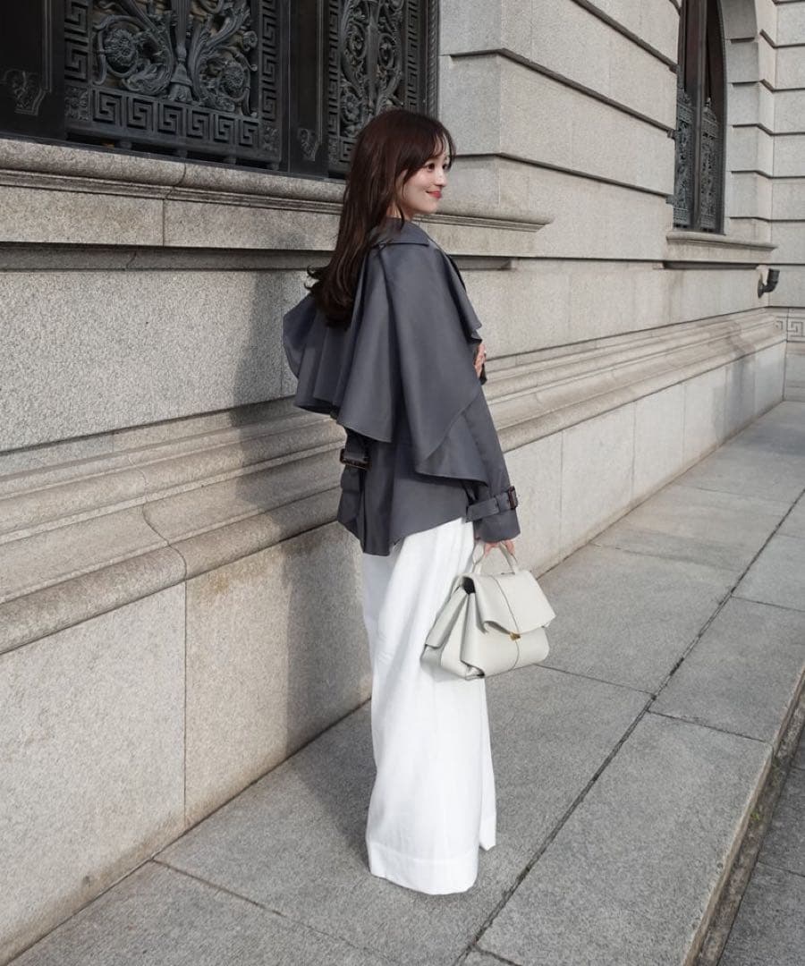 【ORGUE】Cape trench coat