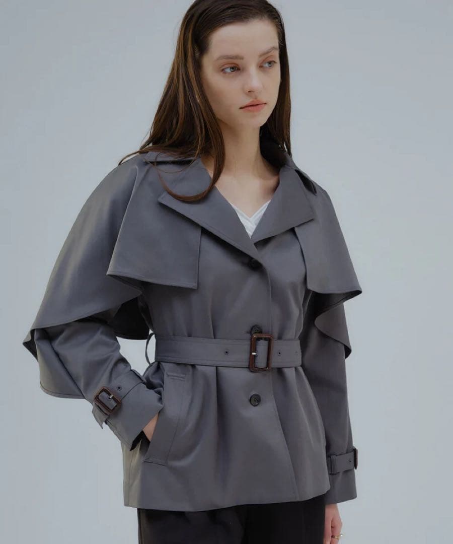 【ORGUE】Cape trench coat