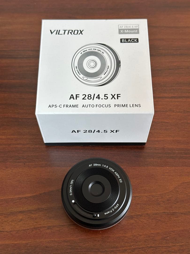 【ほぼ新品】 Viltrox AF 28mm F4.5 AIR Xマウント