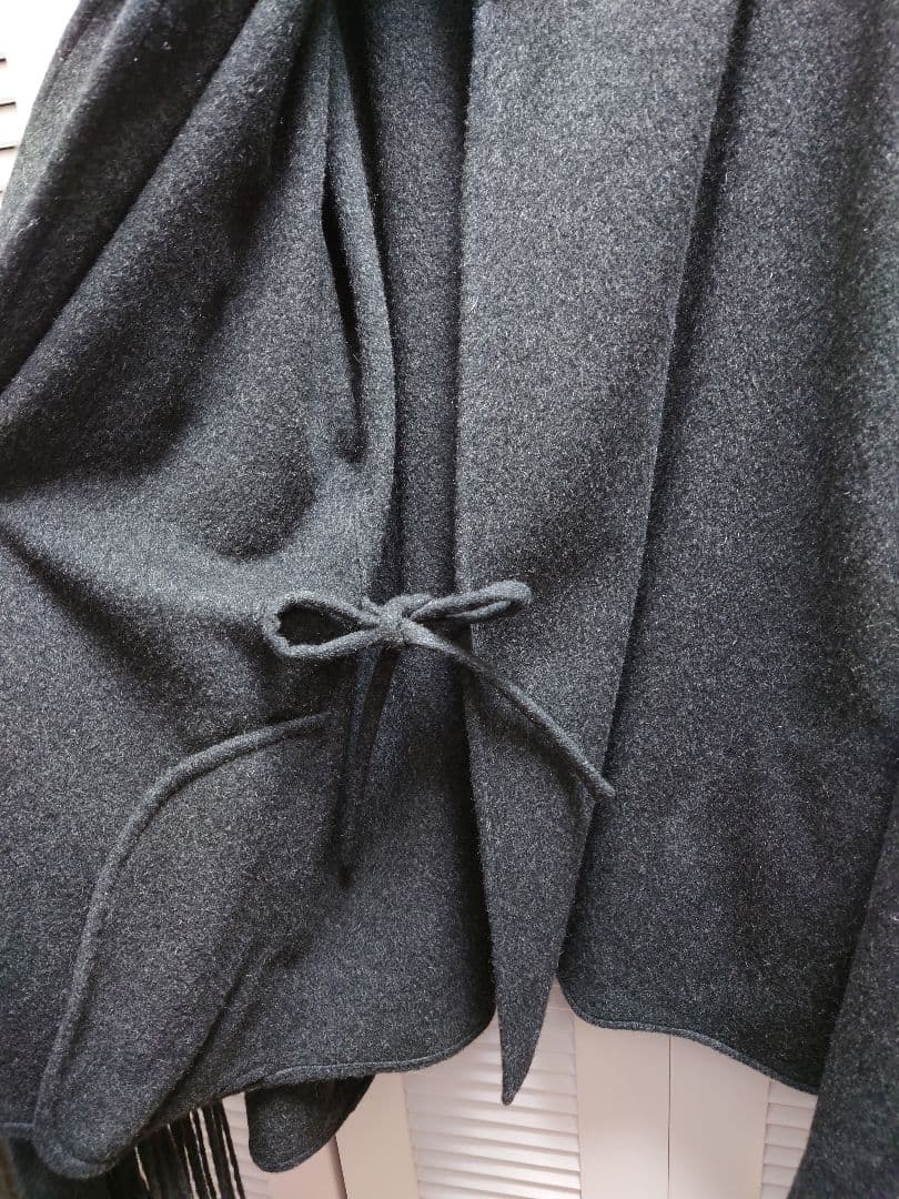 HERMES エルメス マルジェラ ストール付きコート