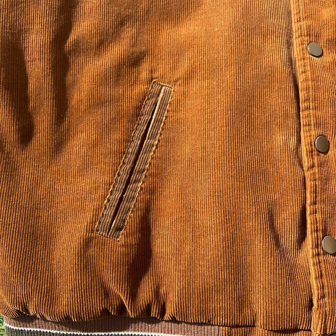 ジャケット・アウター BADWAY Corduroy stadium jumper